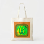 Grüner Jack o'lantern Halloween Thunder_Cove Tragetasche (Vorne)