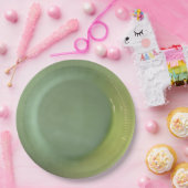 Grüner Jadeit Pappteller (Party)