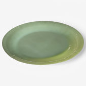 Grüner Jadeit Pappteller (Schrägansicht)
