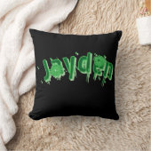 Grüner Jayden-Name, Kissen (Decke)