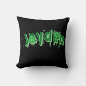 Grüner Jayden-Name, Kissen (Vorderseite)