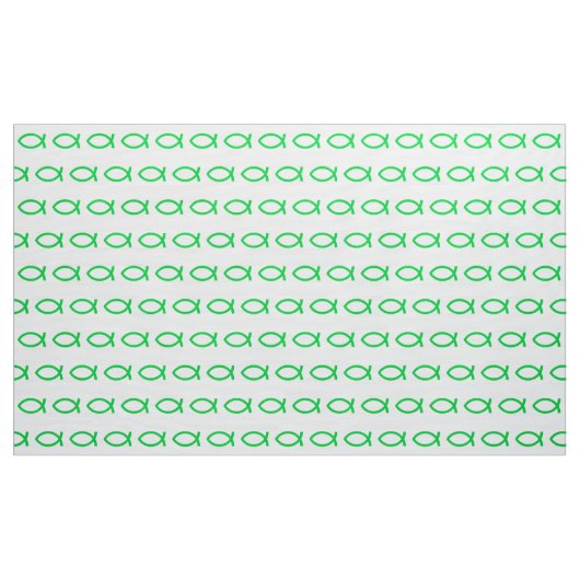 Grüner Jesus-Fisch Stoff (Yard (91,4 cm))