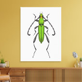 Grüner Käfer Leinwanddruck (Insitu (Wohnzimmer))