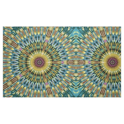 Grüner Kaleidoskop Sommerstoff Stoff (Fat Quarter (45,7 x 55,9 cm))