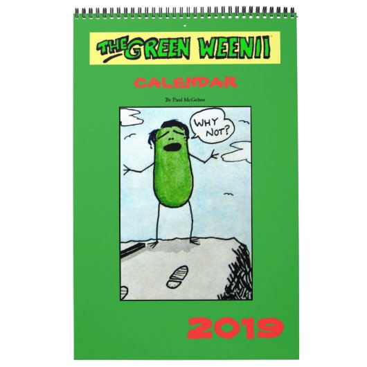 Grüner Kalender 2019 (Titelbild)