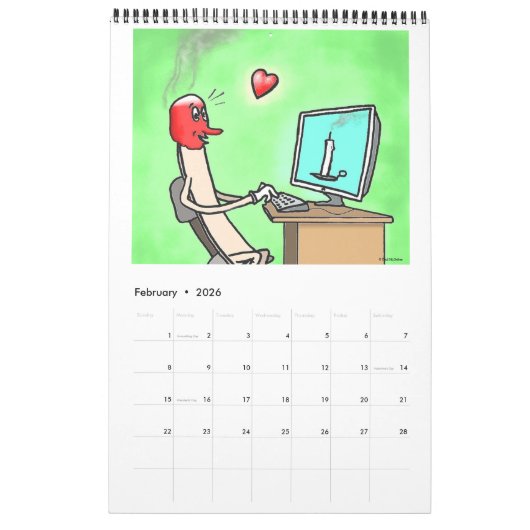 Grüner Kalender 2020 (Feb 2026)