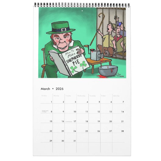 Grüner Kalender 2020 (Mär 2026)