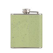 Grüner Kalk Sand Flachmann (Rückseite)