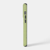 Grüner Kalk Sand iPhone Hülle (Linke Seite)