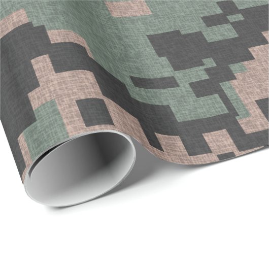 Grüner Kamm Geschenkpapier (Rolleneckpunkt)