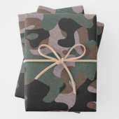 Grüner Kamm Geschenkpapier Set (Beispiel)