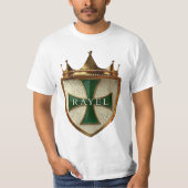 Grüner Kamm RayEl Herren T-Shirt (Vorderseite)