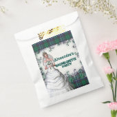 Grüner karierter Braut personalisierter Junggeseli Geschenktütchen (Versiegelt)