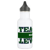 Grüner Karierter Lehrer Trinkflasche (Links)