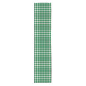 Grüner Karierter Tischläufer (Vorderseite)