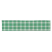 Grüner Karierter Tischläufer (Horizontal)