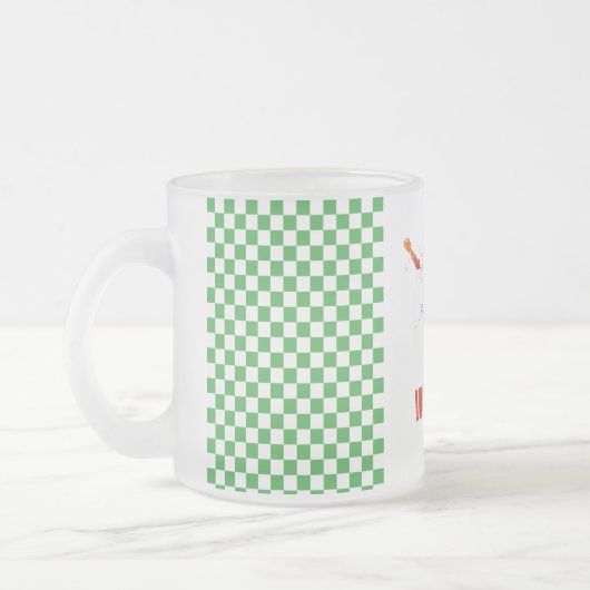 Grüner karierter Weltmeisterschaft Fußball 2026 ma Mattglastasse (Links)