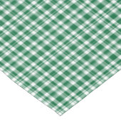 Grüner Karodruck Tischdecke (Schrägansicht)