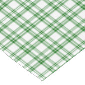 Grüner Karodruck Tischdecke (Schrägansicht)