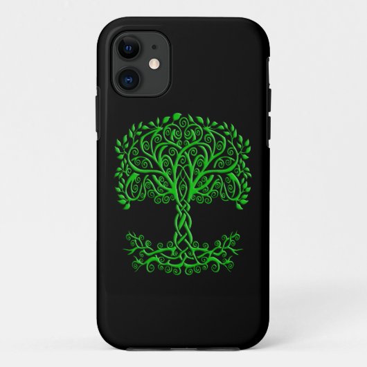 Grüner Keltenbaum Case-Mate iPhone Hülle (Rückseite)