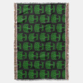 Grüner Keltenbaum Decke (Vorderseite Vertikal)