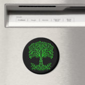 Grüner Keltenbaum Magnet (In Situ (Geschirrspüler))