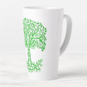 Grüner Keltenbaum Milchtasse (Rechte Ecke)