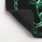 Grüner keltischer Drache Mousepad (Ecke)