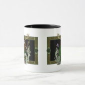 Grüner keltischer Geweihmann Tasse (Zentrum)