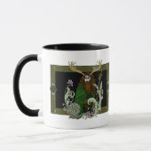 Grüner keltischer Geweihmann Tasse (Links)