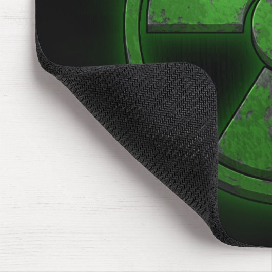Grüner Kernwaffe Mousepad (Ecke)