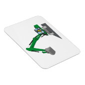 Grüner Kettenbagger Magnet (Rechte Seite)