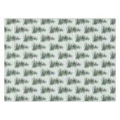 Grüner Kiefernbaum Tischdecke (Vorderseite (Horizontal))