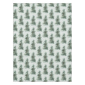 Grüner Kiefernbaum Tischdecke (Vorderseite)