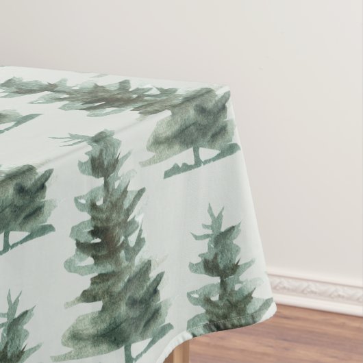 Grüner Kiefernbaum Tischdecke (Beispiel)