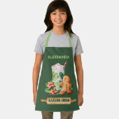 Grüner Kinder-Feiertagsschürze Schürze (Insitu)