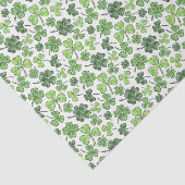 Grüner Klee Seidenpapier (Ausschnitt)