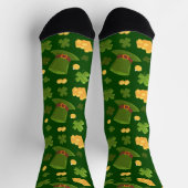 Grüner Klee Socken (Oben)
