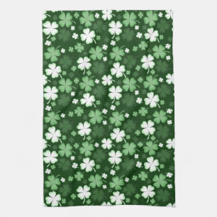 Grüner Kleeblatt, St. Patrick's Day Geschirrtuch