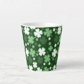 Grüner Kleeblatt, St. Patrick's Day Milchtasse (Vorderseite)