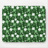 Grüner Kleeblatt, St. Patrick's Day Mousepad (Vorne)