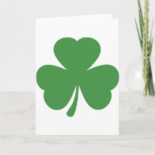 grüner Kleeblattst patrick ´s Tag Karte
