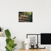 Grüner Knob Trail Blue Ridge Mountains Poster (Heimbüro)