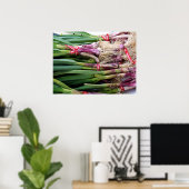 Grüner Knoblauch Poster (Heimbüro)