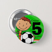 Grüner Knopf/Abzeichen des Button (Vorne & Hinten)