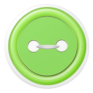 Grüner Knopf-Fach-Zug Keramikknauf
