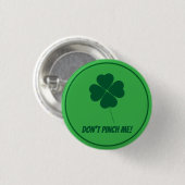 Grüner Knopf für St. Patrick's Day Button (Vorne & Hinten)
