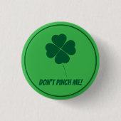 Grüner Knopf für St. Patrick's Day Button (Vorderseite)