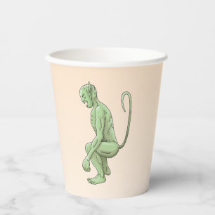Grüner Kobold Pappbecher