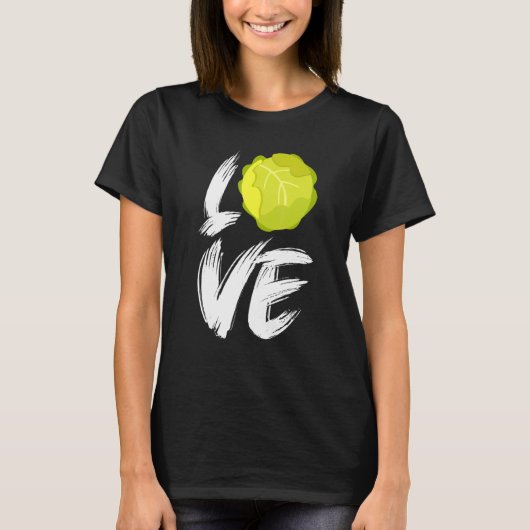 Grüner Kohl Sauerkraut Gemüsegärtner T-Shirt (Vorderseite)